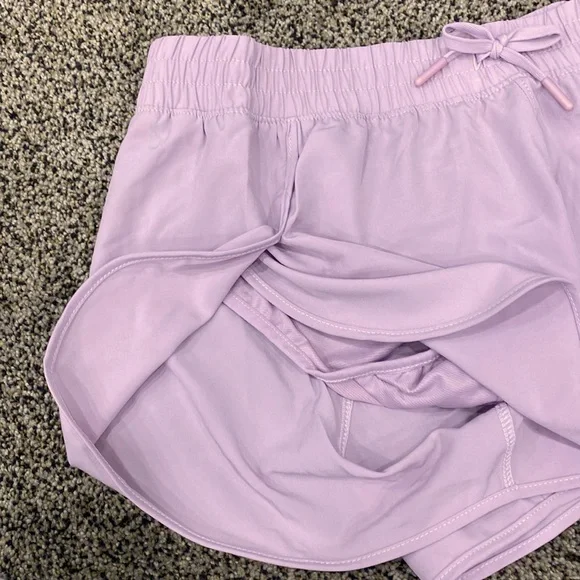 90 DEGREES By Reflex NWT 12 Girl’s Lavender Lined Sporty Athletic 2” Shorts - Picture 9 of 15